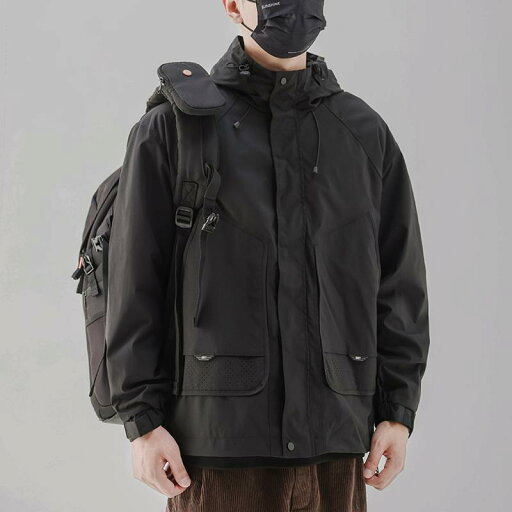 秋冬 コーデ メンズ 服 シンプル ファッション オシャレ 大人 かっこいい 大きいサイズ ストリート 紳士服 ジャケット アウトドア フード付き カジュアル 防風 ワーク ジャケット 秋冬 コーデ メンズ 服 シンプル ファッション オシャレ 大人 かっこいい 大きいサイズ ストリート 紳士服 ジャケット アウトドア フード付き カジュアル 防風 ワーク ジャケット