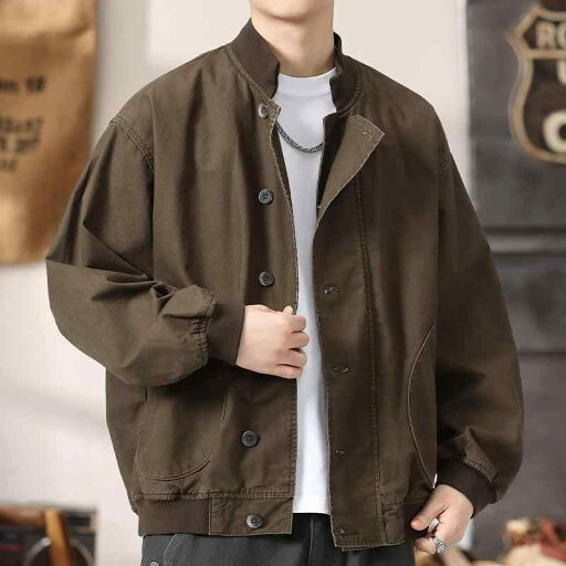 秋冬 コーデ メンズ 服 シンプル ファッション オシャレ 大人 かっこいい 大きいサイズ ストリート 紳士服 ライダース ワーク ジャケット スタンドカラー トップス プリント プレート ジャケット カジュアル 秋冬 コーデ メンズ 服 シンプル ファッション オシャレ 大人 かっこいい 大きいサイズ ストリート 紳士服 ライダース ワーク ジャケット スタンドカラー トップス プリント プレート ジャケット カジュアル