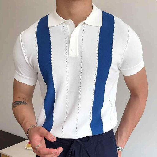 秋冬 コーデ メンズ 服 シンプル ファッション オシャレ 大人 かっこいい 大きいサイズ ストリート 紳士服 アメリカン 半袖 セーター 白 ストライプ スリムフィット ポロシャツ T シャツ 秋冬 コーデ メンズ 服 シンプル ファッション オシャレ 大人 かっこいい 大きいサイズ ストリート 紳士服 アメリカン 半袖 セーター 白 ストライプ スリムフィット ポロシャツ T シャツ