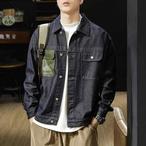 秋冬 コーデ メンズ 服 シンプル ファッション オシャレ 大人 かっこいい 大きいサイズ ストリート 紳士服 アメリカン ハイエンド デニムデニム ジャケット ステッチワーク 秋冬 コーデ メンズ 服 シンプル ファッション オシャレ 大人 かっこいい 大きいサイズ ストリート 紳士服 アメリカン ハイエンド デニムデニム ジャケット ステッチワーク