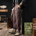 秋冬 コーデ メンズ 服 シンプル ファッション オシャレ 大人 かっこいい 大きいサイズ ストリート 紳士服 テンセル テーパード カジュアル パンツ 薄手 ソフト ストレート テーパード パンツ サロペット