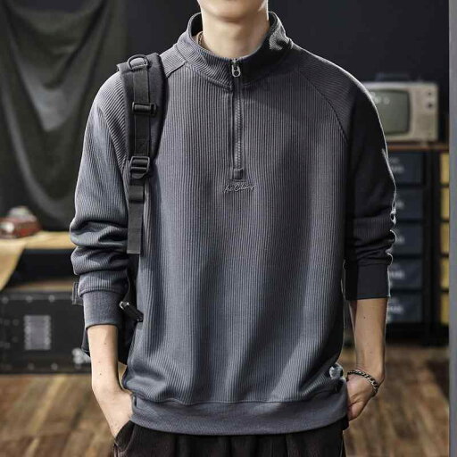 秋冬 コーデ メンズ 服 シンプル ファッション オシャレ 大人 かっこいい 大きいサイズ ストリート 紳士服 アメリカン ヘビー ストライプニット スウェットシャツ 快適 長袖 インナー シャツ 秋冬 コーデ メンズ 服 シンプル ファッション オシャレ 大人 かっこいい 大きいサイズ ストリート 紳士服 アメリカン ヘビー ストライプニット スウェットシャツ 快適 長袖 インナー シャツ