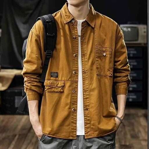 秋冬 コーデ メンズ 服 シンプル ファッション オシャレ 大人 かっこいい 大きいサイズ ストリート 紳士服 ワークシャツ アメリカン マウンテン アウトドア スーツ シャツ ジャケット 秋冬 コーデ メンズ 服 シンプル ファッション オシャレ 大人 かっこいい 大きいサイズ ストリート 紳士服 ワークシャツ アメリカン マウンテン アウトドア スーツ シャツ ジャケット