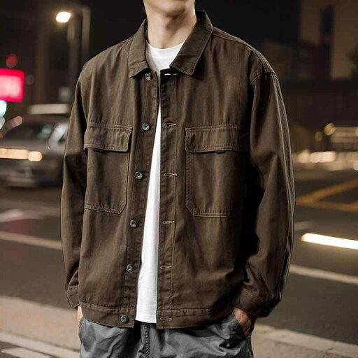 秋冬 コーデ メンズ 服 シンプル ファッション オシャレ 大人 かっこいい 大きいサイズ ストリート 紳士服 コットン デニムジャケット ヘビー レトロ ワークジャケット 秋冬 コーデ メンズ 服 シンプル ファッション オシャレ 大人 かっこいい 大きいサイズ ストリート 紳士服 コットン デニムジャケット ヘビー レトロ ワークジャケット