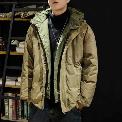 秋冬 コーデ メンズ 服 シンプル ファッション オシャレ 大人 かっこいい 大きいサイズ ストリート 紳士服 アメリカン レトロ フェイク ツーピース ダウン ジャケット ホワイトダックダウン 暖かい 秋冬 コーデ メンズ 服 シンプル ファッション オシャレ 大人 かっこいい 大きいサイズ ストリート 紳士服 アメリカン レトロ フェイク ツーピース ダウン ジャケット ホワイトダックダウン 暖かい