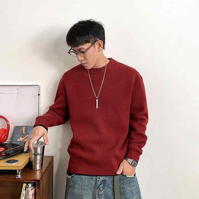 秋冬 コーデ メンズ 服 シンプル ファッション オシャレ 大人 かっこいい 大きいサイズ ストリート 紳士服 シンプル 無地 プルオーバー..
