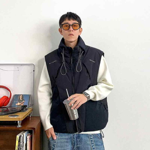 秋冬 コーデ メンズ 服 シンプル ファッション オシャレ 大人 かっこいい 大きいサイズ ストリート 紳士服 カラー ブロック スタンドカラー ダウン ベスト 暖かい ノー スリーブ ベスト ジャケット 秋冬 コーデ メンズ 服 シンプル ファッション オシャレ 大人 かっこいい 大きいサイズ ストリート 紳士服 カラー ブロック スタンドカラー ダウン ベスト 暖かい ノー スリーブ ベスト ジャケット