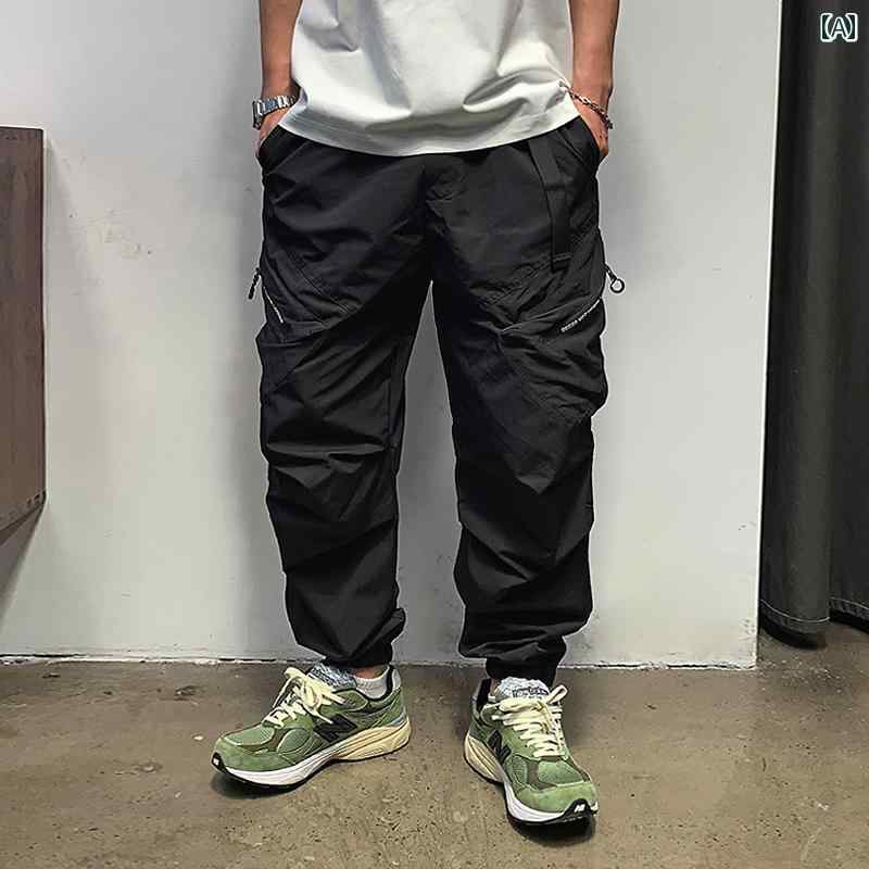 秋冬 コーデ メンズ 服 シンプル ファッション オシャレ 大人 かっこいい 大きいサイズ ストリート 紳士服 グリーン アメカジ スポーツ パンツ ズボン