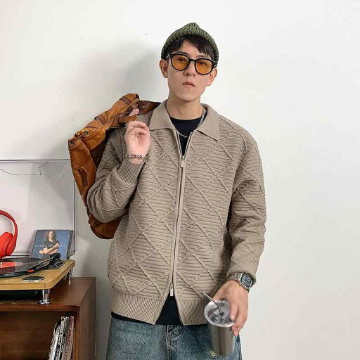秋冬 コーデ メンズ 服 シンプル ファッション オシャレ 大人 かっこいい 大きいサイズ ストリート 紳士服 アメリカン ハイエンド ツイスト カーディガン セーター カジュアル ダブル ジッパー ニット ジャケット 秋冬 コーデ メンズ 服 シンプル ファッション オシャレ 大人 かっこいい 大きいサイズ ストリート 紳士服 アメリカン ハイエンド ツイスト カーディガン セーター カジュアル ダブル ジッパー ニット ジャケット