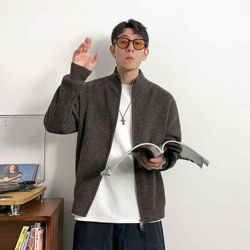秋冬 コーデ メンズ 服 シンプル ファッション オシャレ 大人 かっこいい 大きいサイズ ストリート 紳士服 ヘビー ソリッドカラー カーディガン セーター ジャケット 秋冬 コーデ メンズ 服 シンプル ファッション オシャレ 大人 かっこいい 大きいサイズ ストリート 紳士服 ヘビー ソリッドカラー カーディガン セーター ジャケット