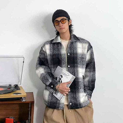 秋冬 コーデ メンズ 服 シンプル ファッション オシャレ 大人 かっこいい 大きいサイズ ストリート 紳士服 チェック柄 シャツ レトロ カジュアル 長袖 ジャケット 秋冬 コーデ メンズ 服 シンプル ファッション オシャレ 大人 かっこいい 大きいサイズ ストリート 紳士服 チェック柄 シャツ レトロ カジュアル 長袖 ジャケット