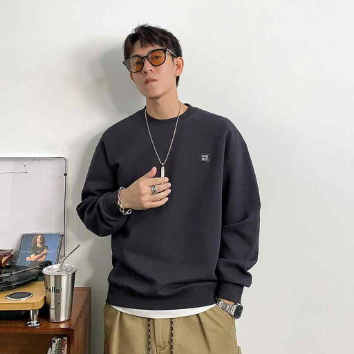 秋冬 コーデ メンズ 服 シンプル ファッション オシャレ 大人 かっこいい 大きいサイズ ストリート 紳士服 350 グラム プルオーバー スウェットシャツ インナー トップス 秋冬 コーデ メンズ 服 シンプル ファッション オシャレ 大人 かっこいい 大きいサイズ ストリート 紳士服 350 グラム プルオーバー スウェットシャツ インナー トップス