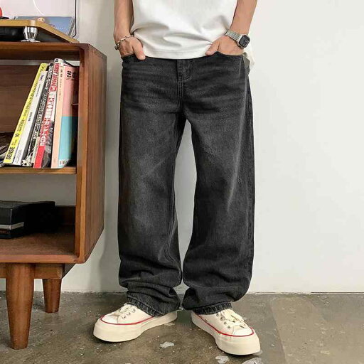 秋冬 コーデ メンズ 服 シンプル ファッション オシャレ 大人 かっこいい 大きいサイズ ストリート 紳士服 黒 ストリート ウォッシュ加工 ジーンズ ストレート レッグ パンツ ズボン 秋冬 コーデ メンズ 服 シンプル ファッション オシャレ 大人 かっこいい 大きいサイズ ストリート 紳士服 黒 ストリート ウォッシュ加工 ジーンズ ストレート レッグ パンツ ズボン