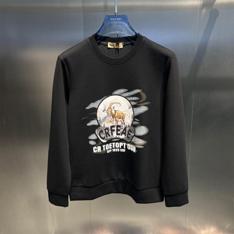 秋冬 コーデ メンズ 服 シンプル ファッション オシャレ 大人 かっこいい 大きいサイズ ストリート 紳士服 ラウンドネック トップス カジュアル アニマルプリント スウェット シャツ