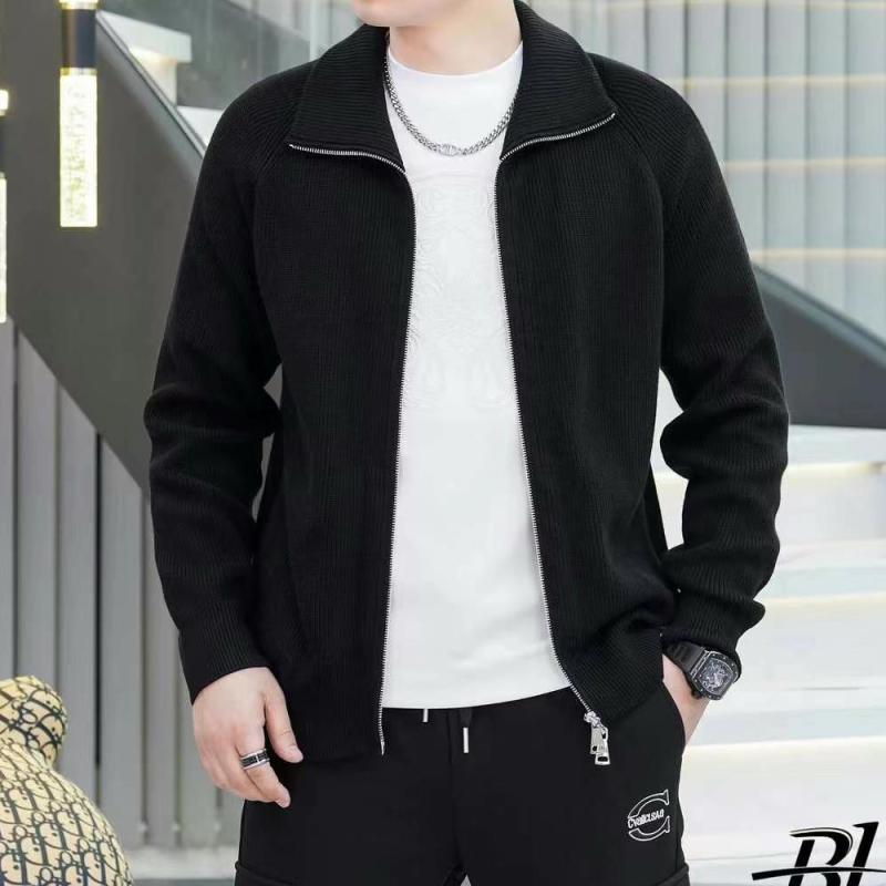 秋冬 コーデ メンズ 服 シンプル ファッション オシャレ 大人 かっこいい 大きいサイズ ストリート 紳士服 無地 シンプル ウール アウター コート ニット ジャケット セーター