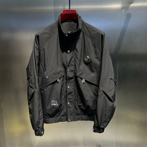 秋冬 コーデ メンズ 服 シンプル ファッション オシャレ 大人 かっこいい 大きいサイズ ストリート 紳士服 スタンドカラー トップス 長袖 ジャケット パッチ 秋冬 コーデ メンズ 服 シンプル ファッション オシャレ 大人 かっこいい 大きいサイズ ストリート 紳士服 スタンドカラー トップス 長袖 ジャケット パッチ