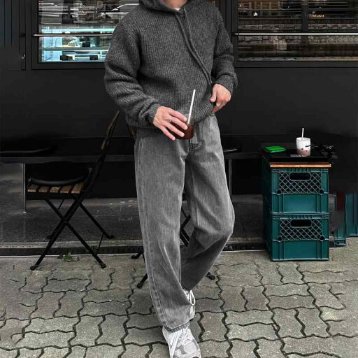 秋冬 コーデ メンズ 服 シンプル ファッション オシャレ 大人 かっこいい 大きいサイズ ストリート 紳士服 ダーク グレー フード付き セーター 韓国スタイル ハイエンド ゆったり ジャケット 秋冬 コーデ メンズ 服 シンプル ファッション オシャレ 大人 かっこいい 大きいサイズ ストリート 紳士服 ダーク グレー フード付き セーター 韓国スタイル ハイエンド ゆったり ジャケット