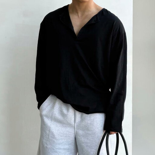 秋冬 コーデ メンズ 服 シンプル ファッション オシャレ 大人 かっこいい 大きいサイズ ストリート 紳士服 無地 ヘンリー カラー 長袖 T シャツ 薄手 韓国スタイル ハイエンド 日焼け防止 トップス 秋冬 コーデ メンズ 服 シンプル ファッション オシャレ 大人 かっこいい 大きいサイズ ストリート 紳士服 無地 ヘンリー カラー 長袖 T シャツ 薄手 韓国スタイル ハイエンド 日焼け防止 トップス
