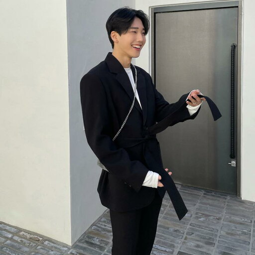 秋冬 コーデ メンズ 服 シンプル ファッション オシャレ 大人 かっこいい 大きいサイズ ストリート 紳士服 韓国スタイル カジュアル スーツ ジャケット 薄手 ストラップ トップス 秋冬 コーデ メンズ 服 シンプル ファッション オシャレ 大人 かっこいい 大きいサイズ ストリート 紳士服 韓国スタイル カジュアル スーツ ジャケット 薄手 ストラップ トップス