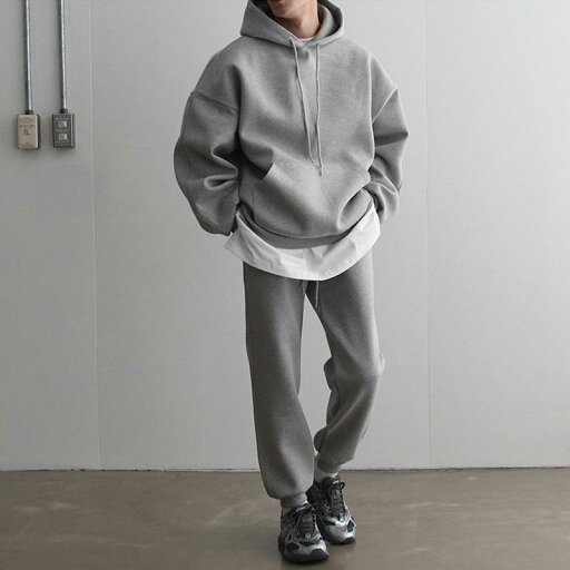 秋冬 コーデ メンズ 服 シンプル ファッション オシャレ 大人 かっこいい 大きいサイズ ストリート 紳士服 フード付き グレー スウェットシャツ オーバー スーツ ベルベット 無地 ヘビー トップス カジュアル パンツ 秋冬 コーデ メンズ 服 シンプル ファッション オシャレ 大人 かっこいい 大きいサイズ ストリート 紳士服 フード付き グレー スウェットシャツ オーバー スーツ ベルベット 無地 ヘビー トップス カジュアル パンツ