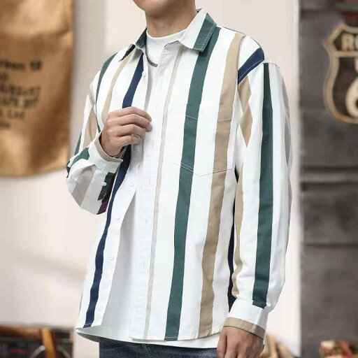 秋冬 コーデ メンズ 服 シンプル ファッション オシャレ 大人 かっこいい 大きいサイズ ストリート 紳士服 厚手 ストライプシャツ 長袖 トップス ビジネス ジャケット ハイエンド シャツ 秋冬 コーデ メンズ 服 シンプル ファッション オシャレ 大人 かっこいい 大きいサイズ ストリート 紳士服 厚手 ストライプシャツ 長袖 トップス ビジネス ジャケット ハイエンド シャツ
