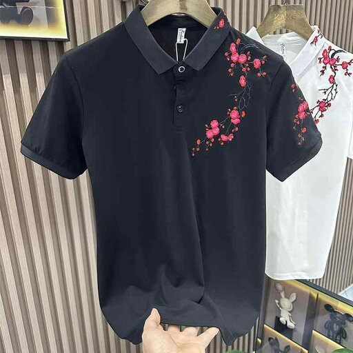秋冬 コーデ メンズ 服 シンプル ファッション オシャレ 大人 かっこいい 大きいサイズ ストリート 紳士服 黒 ポロ カラー 半袖 シャツ 薄手 シンプル トップス 秋冬 コーデ メンズ 服 シンプル ファッション オシャレ 大人 かっこいい 大きいサイズ ストリート 紳士服 黒 ポロ カラー 半袖 シャツ 薄手 シンプル トップス