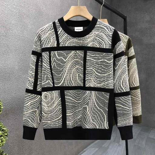 秋冬 コーデ メンズ 服 シンプル ファッション オシャレ 大人 かっこいい 大きいサイズ ストリート 紳士服 ハイエンド ラウンドネック セーター ベース レイヤー シャツ 秋冬 コーデ メンズ 服 シンプル ファッション オシャレ 大人 かっこいい 大きいサイズ ストリート 紳士服 ハイエンド ラウンドネック セーター ベース レイヤー シャツ