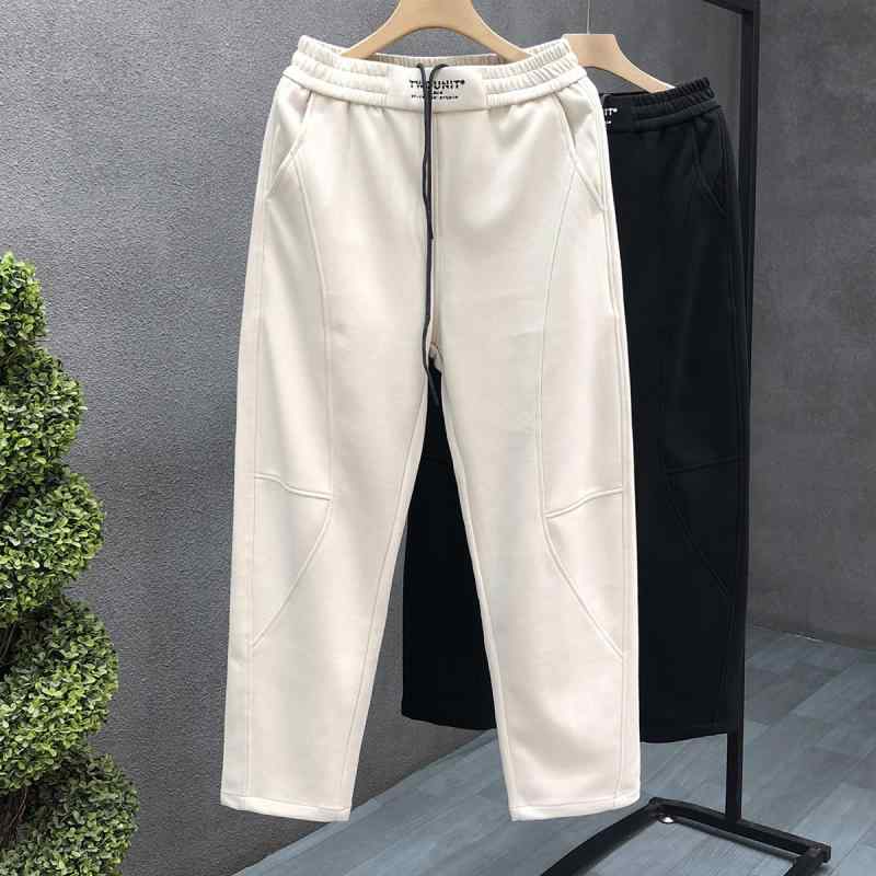 秋冬 コーデ メンズ 服 シンプル ファッション オシャレ 大人 かっこいい 大きいサイズ ストリート 紳士服 ハイエンド パンツ ストレート パンツ