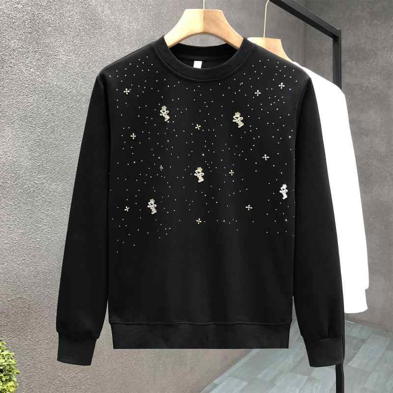 秋冬 コーデ メンズ 服 シンプル ファッション オシャレ 大人 かっこいい 大きいサイズ ストリート 紳士服 ブライト 長袖 スウェットシ..