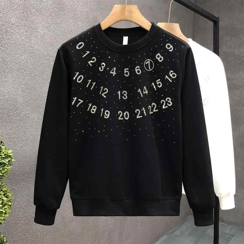 秋冬 コーデ メンズ 服 シンプル ファッション オシャレ 大人 かっこいい 大きいサイズ ストリート 紳士服 セーター ラウンドネック トップス 長袖