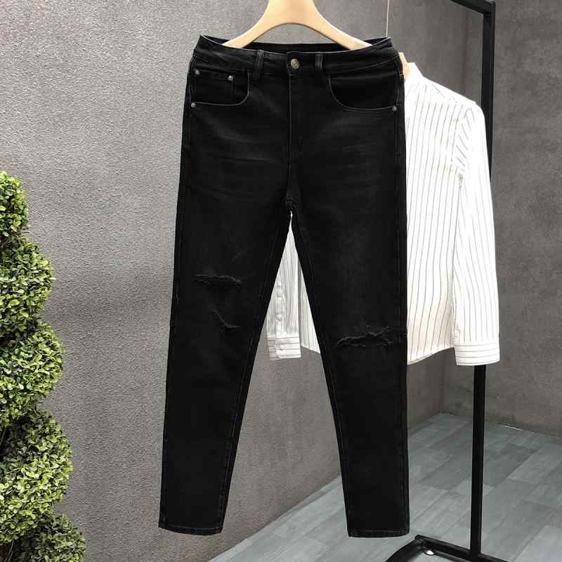 秋冬 コーデ メンズ 服 シンプル ファッション オシャレ 大人 かっこいい 大きいサイズ ストリート 紳士服 黒 グレー ジーンズ ストレート パンツ