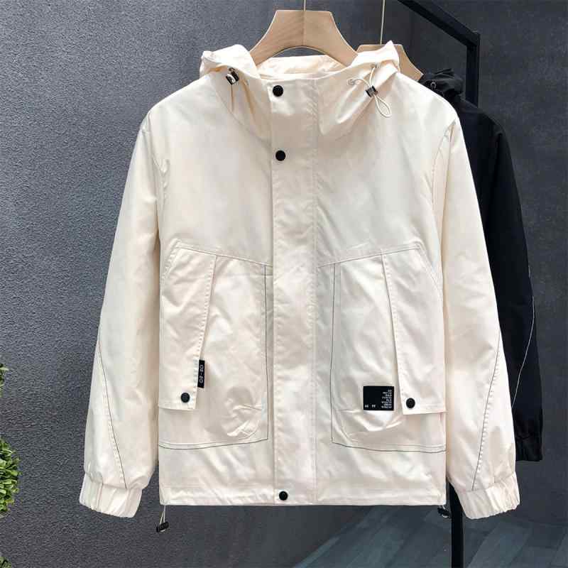 秋冬 コーデ メンズ 服 シンプル ファッション オシャレ 大人 かっこいい 大きいサイズ ストリート 紳士服 快適 フード付き ジャケット トップス