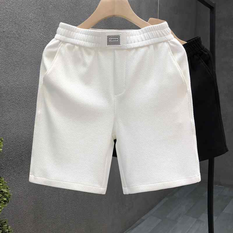 秋冬 コーデ メンズ 服 シンプル ファッション オシャレ 大人 かっこいい 大きいサイズ ストリート 紳士服 ハイエンド 白 パンツ カジュアル 薄手 アウターウェア 五分丈