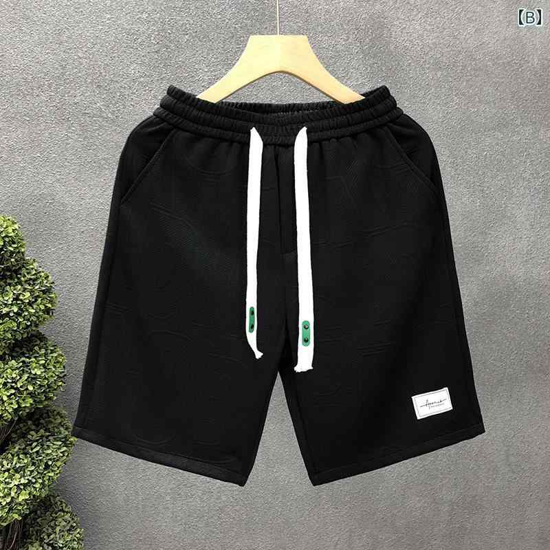 秋冬 コーデ メンズ 服 シンプル ファッション オシャレ 大人 かっこいい 大きいサイズ ストリート 紳士服 ストリート ダーク カジュアル パンツ 五分丈 バスケットボール ミッド