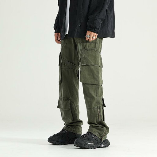 秋冬 コーデ メンズ 服 シンプル ファッション オシャレ 大人 かっこいい 大きいサイズ ストリート 紳士服 ストリート ヘビーデューティー ポケット ストラップ ズボン ストレート 秋冬 コーデ メンズ 服 シンプル ファッション オシャレ 大人 かっこいい 大きいサイズ ストリート 紳士服 ストリート ヘビーデューティー ポケット ストラップ ズボン ストレート