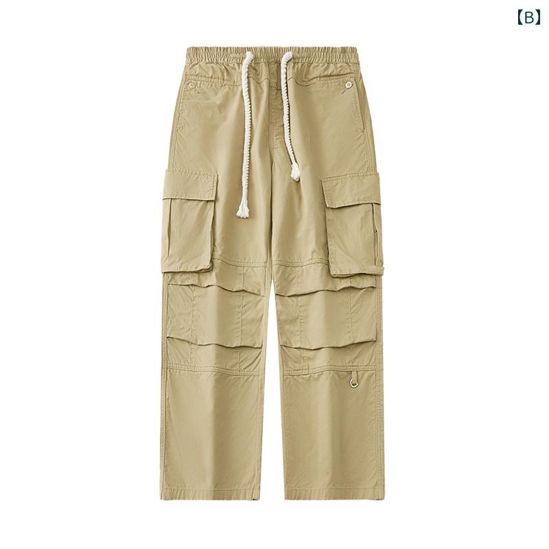 秋冬 コーデ メンズ 服 シンプル ファッション オシャレ 大人 かっこいい 大きいサイズ ストリート 紳士服 レトロ スウェット パンツ カジュアル 綿 ストレート ロング パンツ