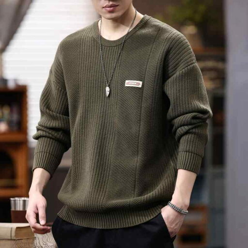 秋冬 コーデ メンズ 服 シンプル ファッション オシャレ 大人 かっこいい 大きいサイズ ストリート 紳士服 セーター レトロ 厚手 ラウンドネック ニット 長袖 ジャケット 秋冬 コーデ メンズ 服 シンプル ファッション オシャレ 大人 かっこいい 大きいサイズ ストリート 紳士服 セーター レトロ 厚手 ラウンドネック ニット 長袖 ジャケット