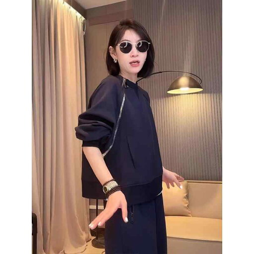 秋服 レディース ファッション オシャレ カワイイ シンプル 大人カワイイ 大きいサイズ ラウンドネック 斜 ジッ パープル オーバー スウェット シャツ トップス 秋服 レディース ファッション オシャレ カワイイ シンプル 大人カワイイ 大きいサイズ ラウンドネック 斜 ジッ パープル オーバー スウェット シャツ トップス