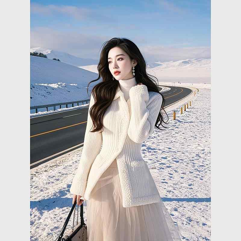 秋服 レディース ファッション オシャレ カワイイ シンプル 大人カワイイ 大きいサイズ スフレ ライト ..