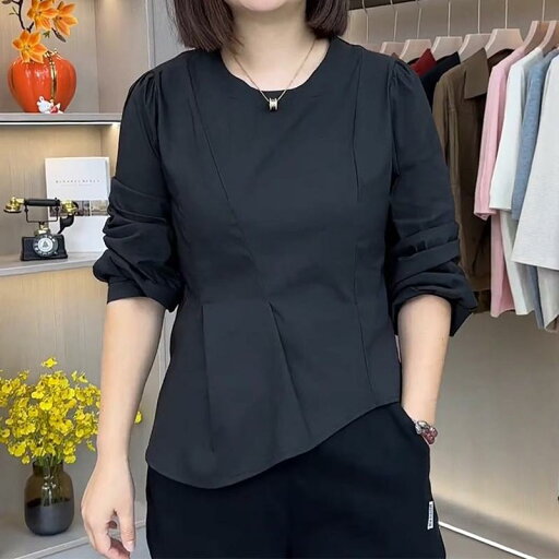 秋服 レディース ファッション オシャレ カワイイ シンプル 大人カワイイ 大きいサイズ シャツ ハイエンド トップス 長袖 秋服 レディース ファッション オシャレ カワイイ シンプル 大人カワイイ 大きいサイズ シャツ ハイエンド トップス 長袖