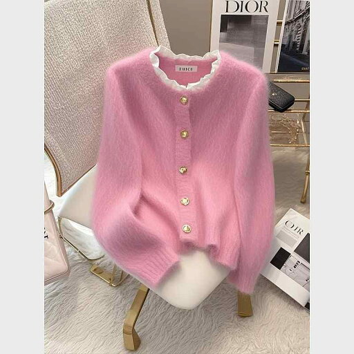 秋服 レディース ファッション オシャレ カワイイ シンプル 大人カワイイ 大きいサイズ 韓国スタイル 衣装 モヘア ニット トップス ハイエンド ピンク セーター 秋服 レディース ファッション オシャレ カワイイ シンプル 大人カワイイ 大きいサイズ 韓国スタイル 衣装 モヘア ニット トップス ハイエンド ピンク セーター