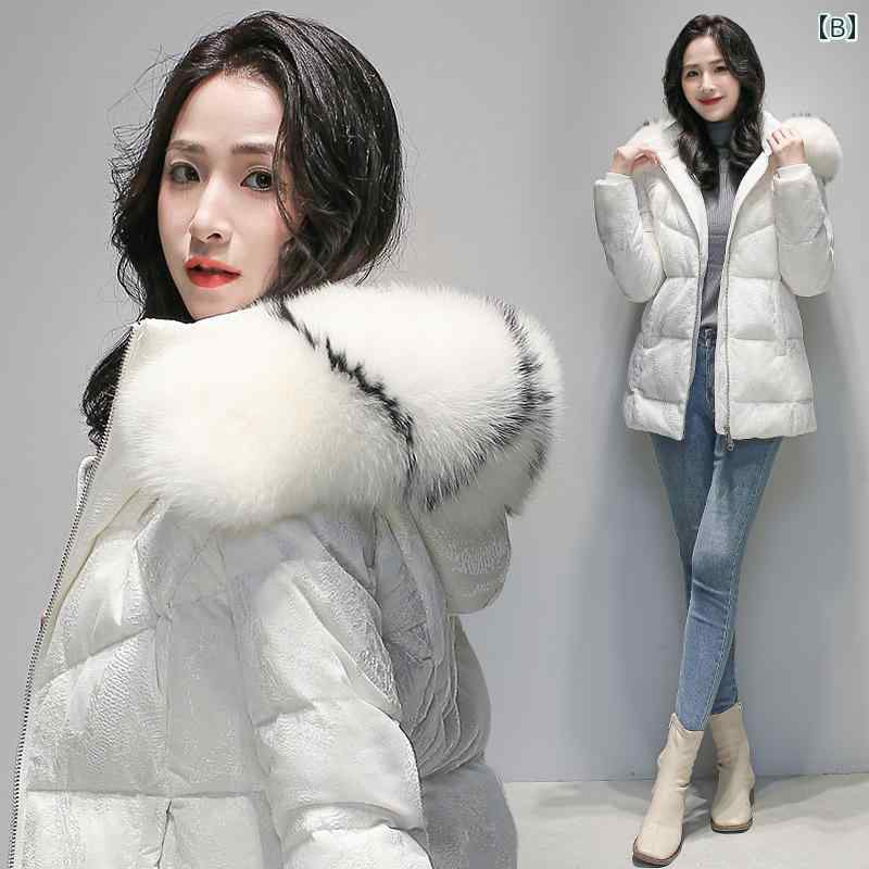 秋服 レディース ファッション オシャレ カワイイ シンプル 大人カワイイ 大きいサイズ ホワイト ハイエンド ダウン ジャケット 襟 90 ホワイト ダックダウン