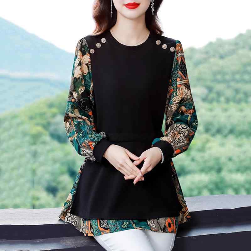 秋服 レディース ファッション オシャレ カワイイ シンプル 大人カワイイ 大きいサイズ ニット T シャツ ミドル丈 スタイリッシュ 長袖..