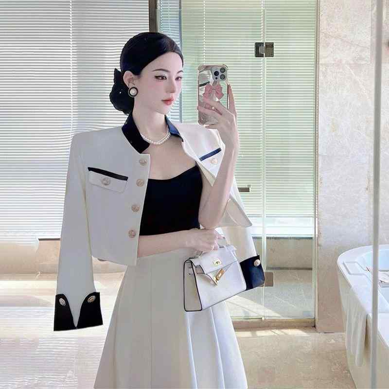 秋服 レディース ファッション オシャレ カワイイ シンプル 大人カワイイ 大きいサイズ スーツ エレガ..