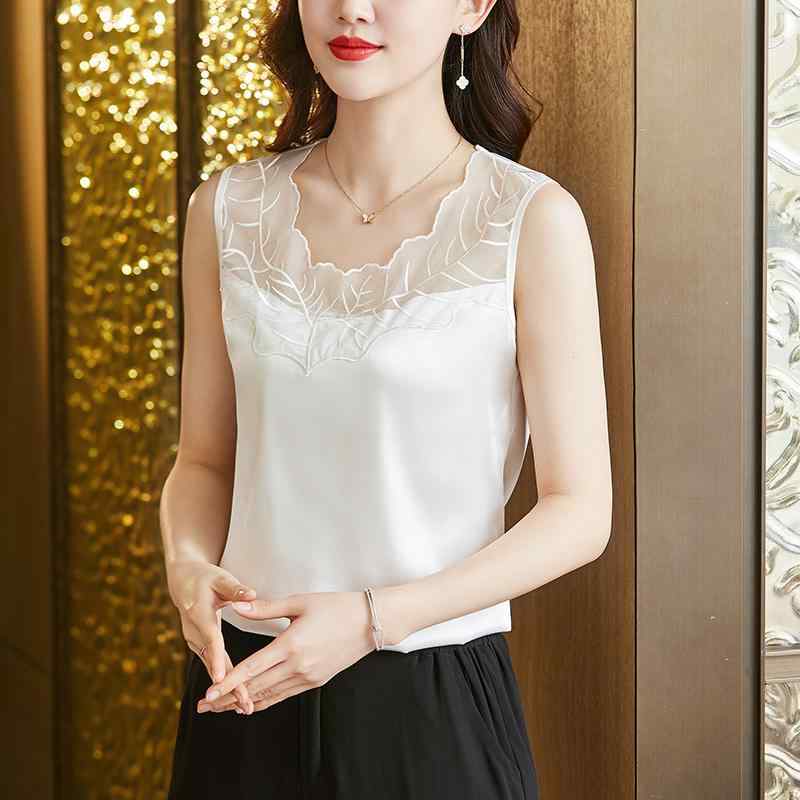 秋服 レディース ファッション オシャレ カワイイ シンプル 大人カワイイ 大きいサイズ 服 ノースリーブ トップス シャツ 白 キャミソール スーツ