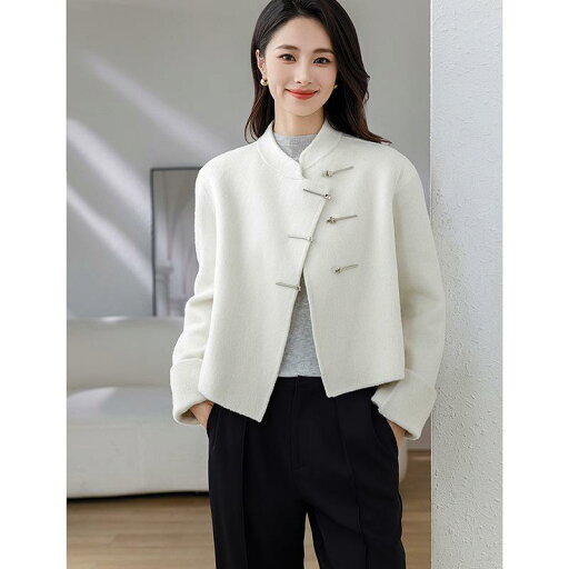 秋服 レディース ファッション オシャレ カワイイ シンプル 大人カワイイ 大きいサイズ ウール コート 白 ベルベット 秋服 レディース ファッション オシャレ カワイイ シンプル 大人カワイイ 大きいサイズ ウール コート 白 ベルベット