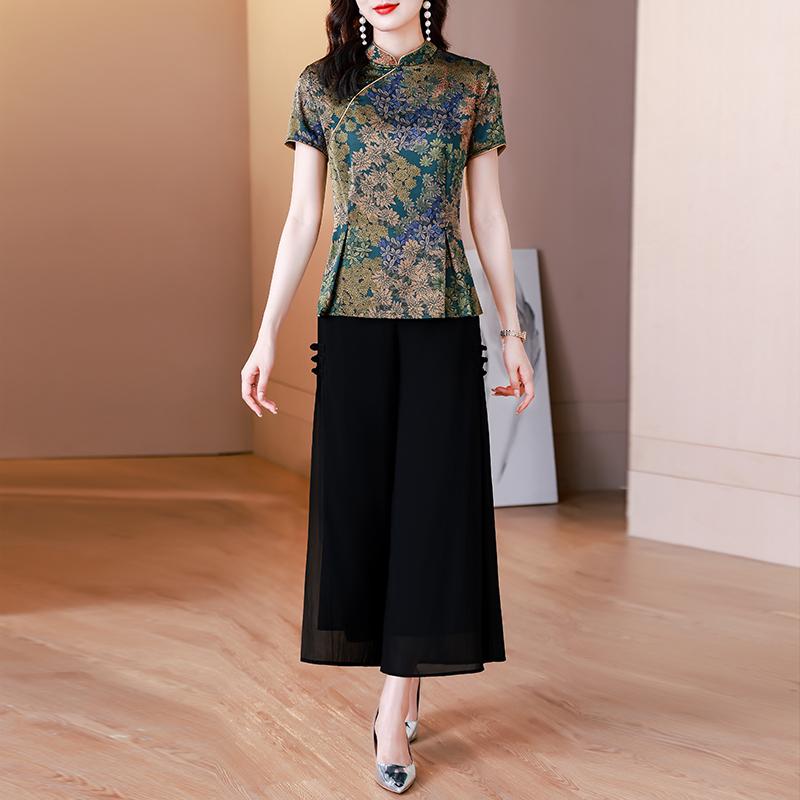 秋服 レディース ファッション オシャレ カワイイ シンプル 大人カワイイ 大きいサイズ スーツ チャイナ ドレス トップス パンツ ツーピース セットアップ 可能