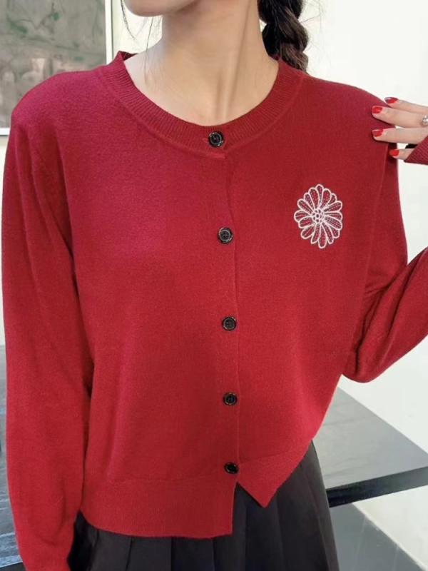 秋服 レディース ファッション オシャレ カワイイ シンプル 大人カワイイ 大きいサイズ ハイエンド ニットカーディガン フレンチ シンプル セーター トップス