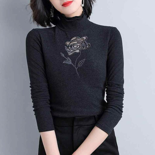 秋服 レディース ファッション オシャレ カワイイ シンプル 大人カワイイ 大きいサイズ ハーフ タートルネック ベルベット レイヤリング シャツ 長袖 インナー トップス 秋服 レディース ファッション オシャレ カワイイ シンプル 大人カワイイ 大きいサイズ ハーフ タートルネック ベルベット レイヤリング シャツ 長袖 インナー トップス