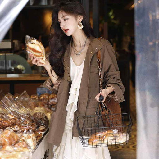秋服 レディース ファッション オシャレ カワイイ シンプル 大人カワイイ 大きいサイズ スタンドカラー ワークウェア ウインドブレーカー ミドル丈 ウォッシュド レトロ コート ウエスト 通勤ウェア 秋服 レディース ファッション オシャレ カワイイ シンプル 大人カワイイ 大きいサイズ スタンドカラー ワークウェア ウインドブレーカー ミドル丈 ウォッシュド レトロ コート ウエスト 通勤ウェア